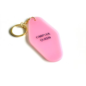 Carpool Queen Keychain