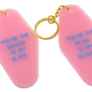 Gossip Girl Best Friend Keychain