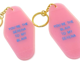 Gossip Girl Best Friend Keychain