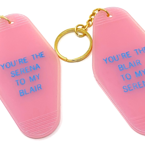 Gossip Girl Best Friend Keychain