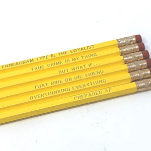 Grappige enneagrampotloodset type 6