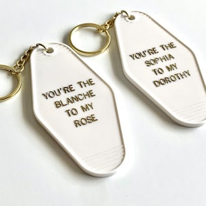 Golden Girls Best Friend Keychain