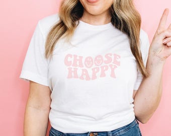 Choose Happy Smile T-Shirt