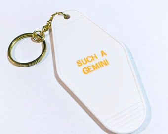 Such a Gemini Keychain - Cosmic Babe Collection