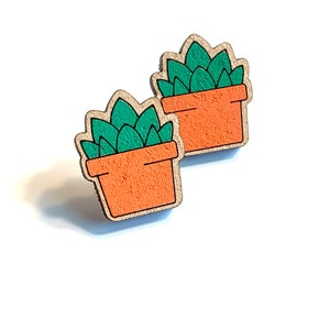 Succulent Earrings image 2