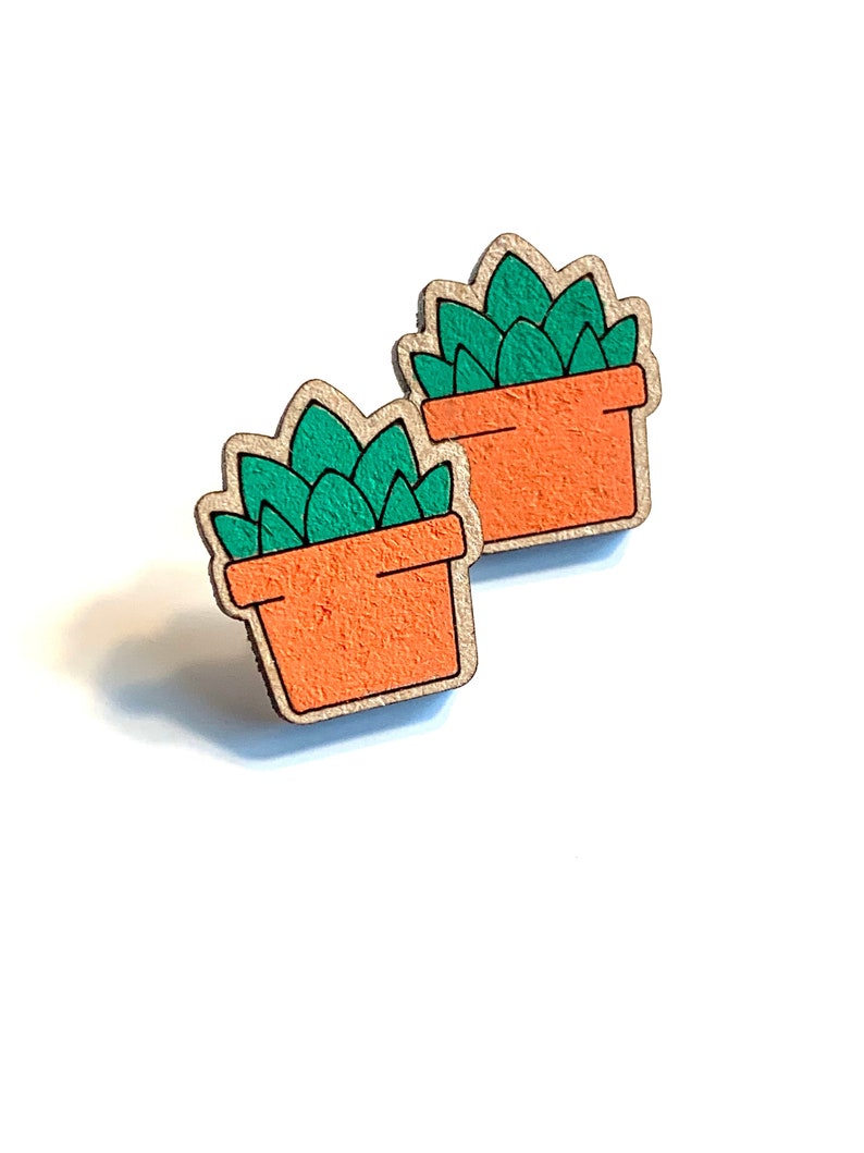 Succulent Earrings image 2