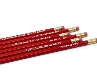 Bacon Lover Pencil Set