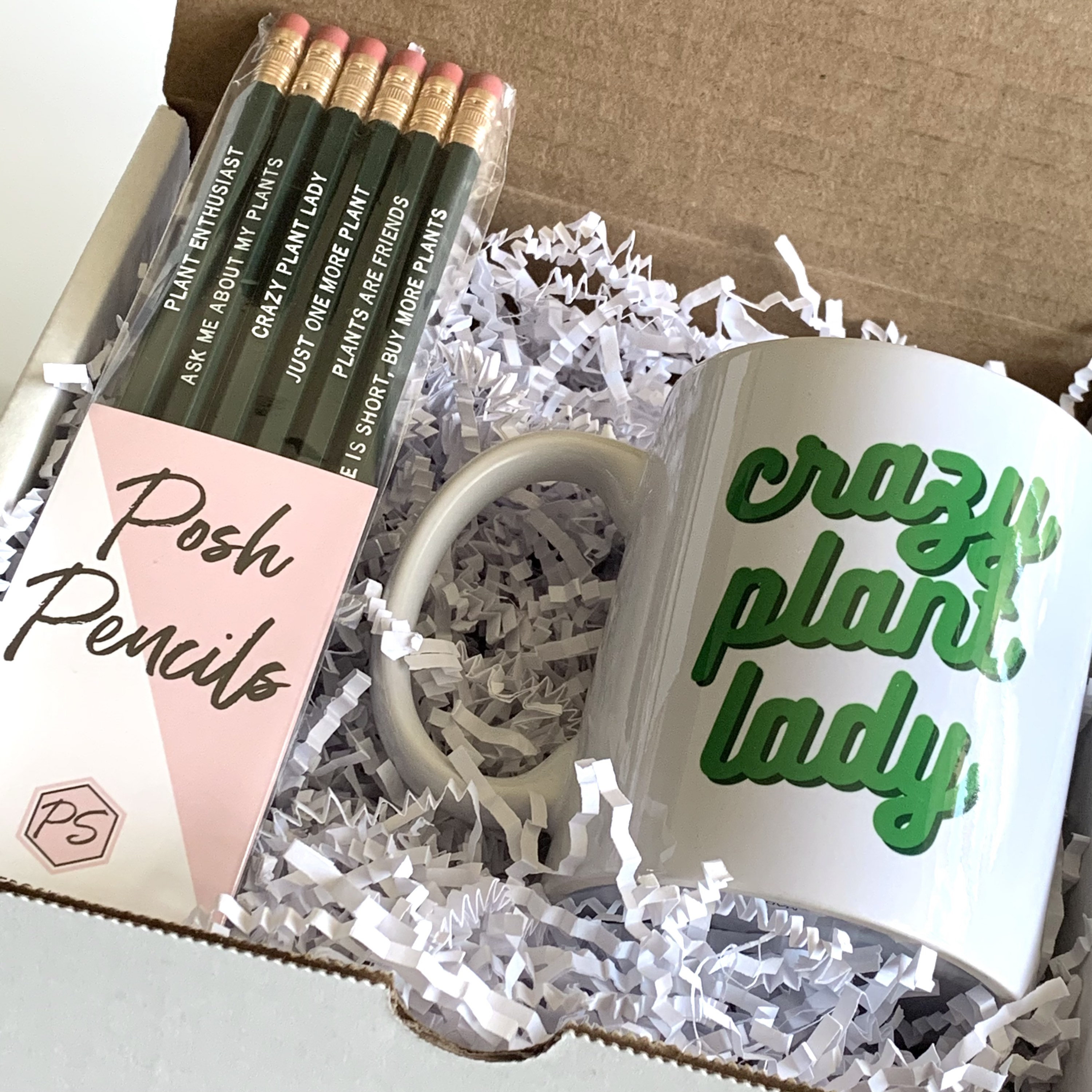 Plant Lover Pencil + Mug Combo
