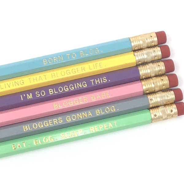 Blogger Babe Pencil Set