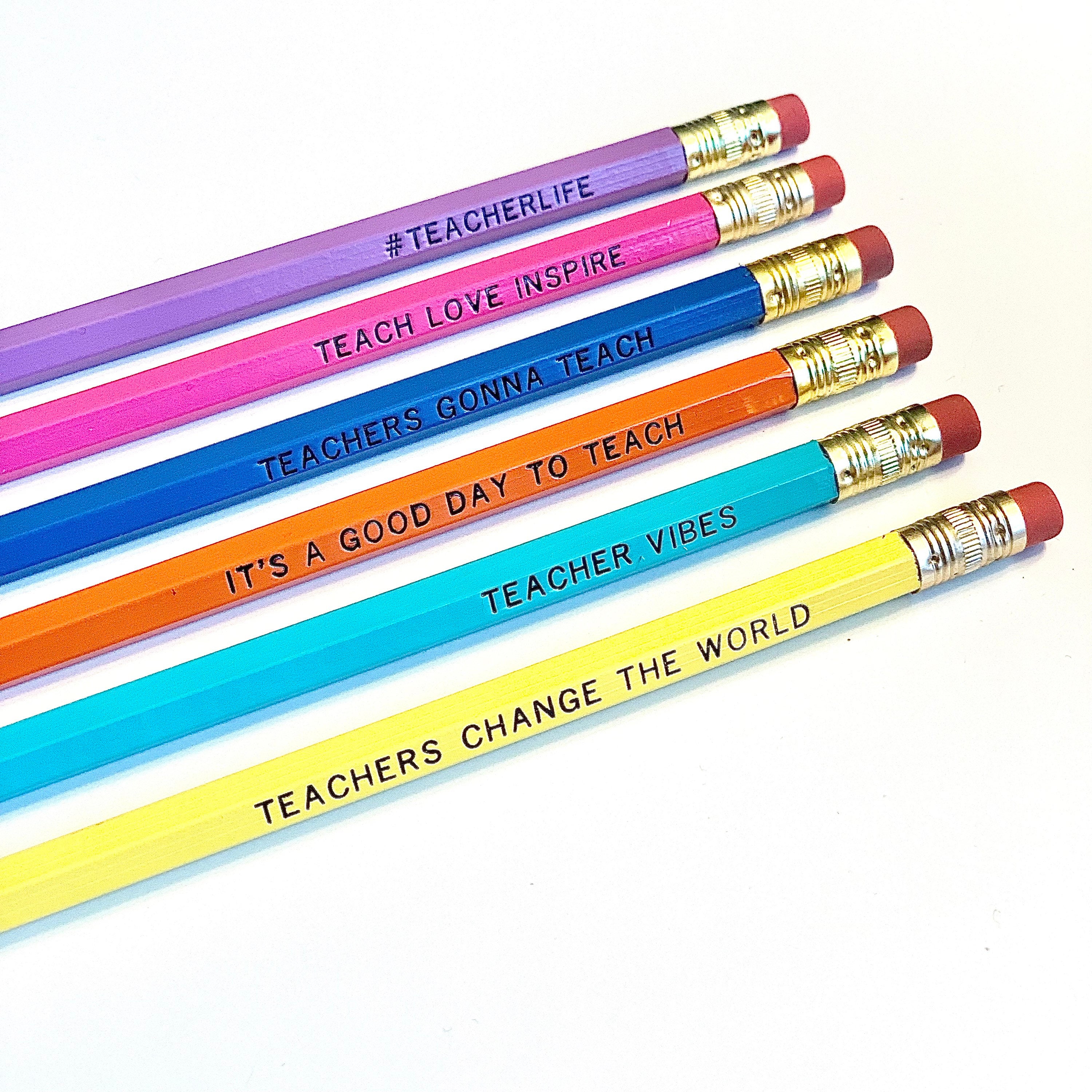 TeacherLife, Funny Teacher Pencil Pack - Gift for Teachers