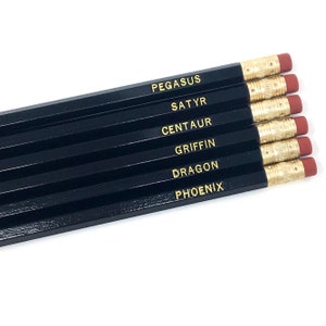 Mythical Creatures Pencil Set