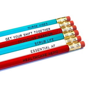 Nurse Vibes Pencil Set - Set of 6 Pencils
