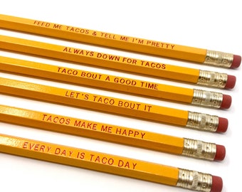 Taco Lover Pencil Set