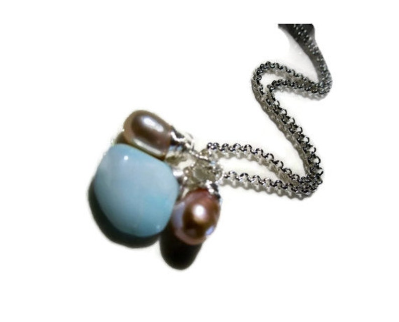 Mix and match jewelry AAA pearl pendant sterling silver add on charm June birthstone jewelry girl friend jewelry gift under 10