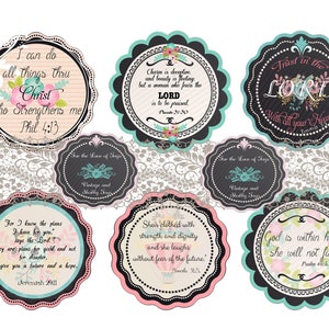 Digital Medallion Escritura etiquetas- etiquetas kraft - Tarjetas Vintage - Etiquetas de regalo imprimibles - DESCARGA INSTANTE