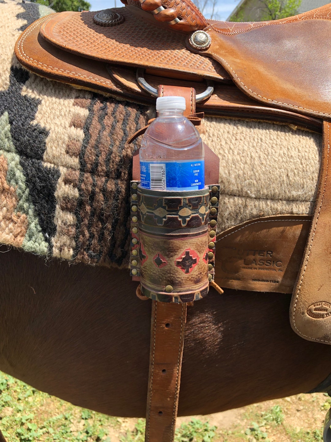 Saddle Bottle Holder Etsy