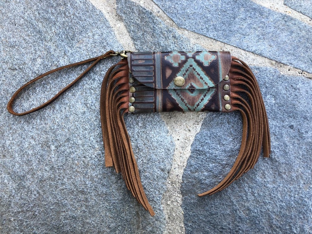 Fringe Navajo Cash/card Holder - Etsy