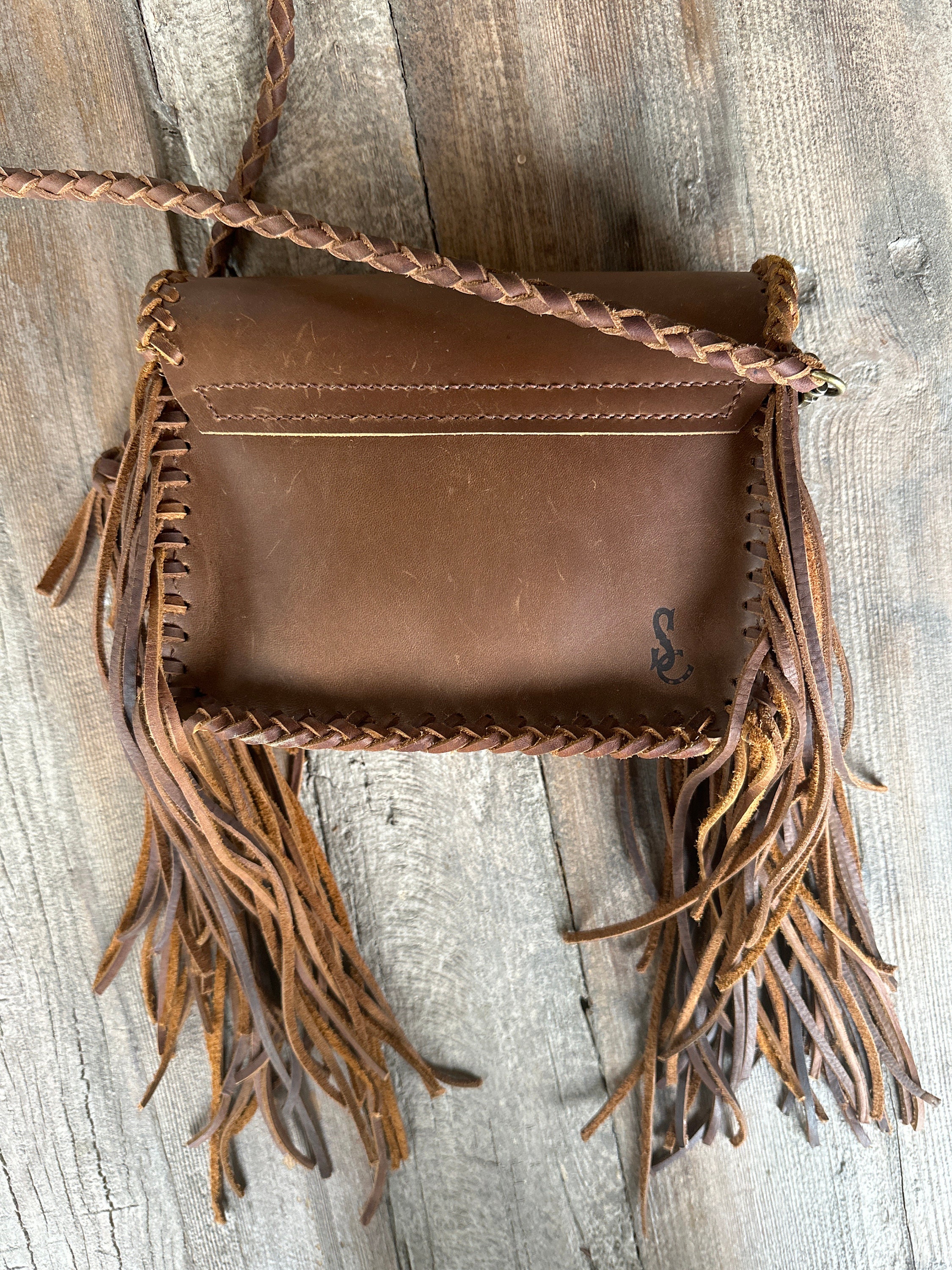 Marrón Fringe Bags