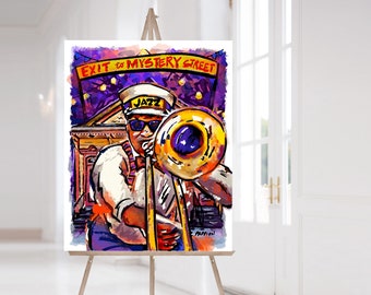 Mystery street- Laissez Les Festival Rouler - Festival Series -archival paper print- limited edition