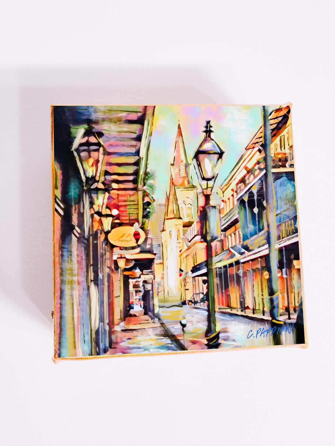 French Quarter and New Orleans Art, French Quarter Canvas Painting, New