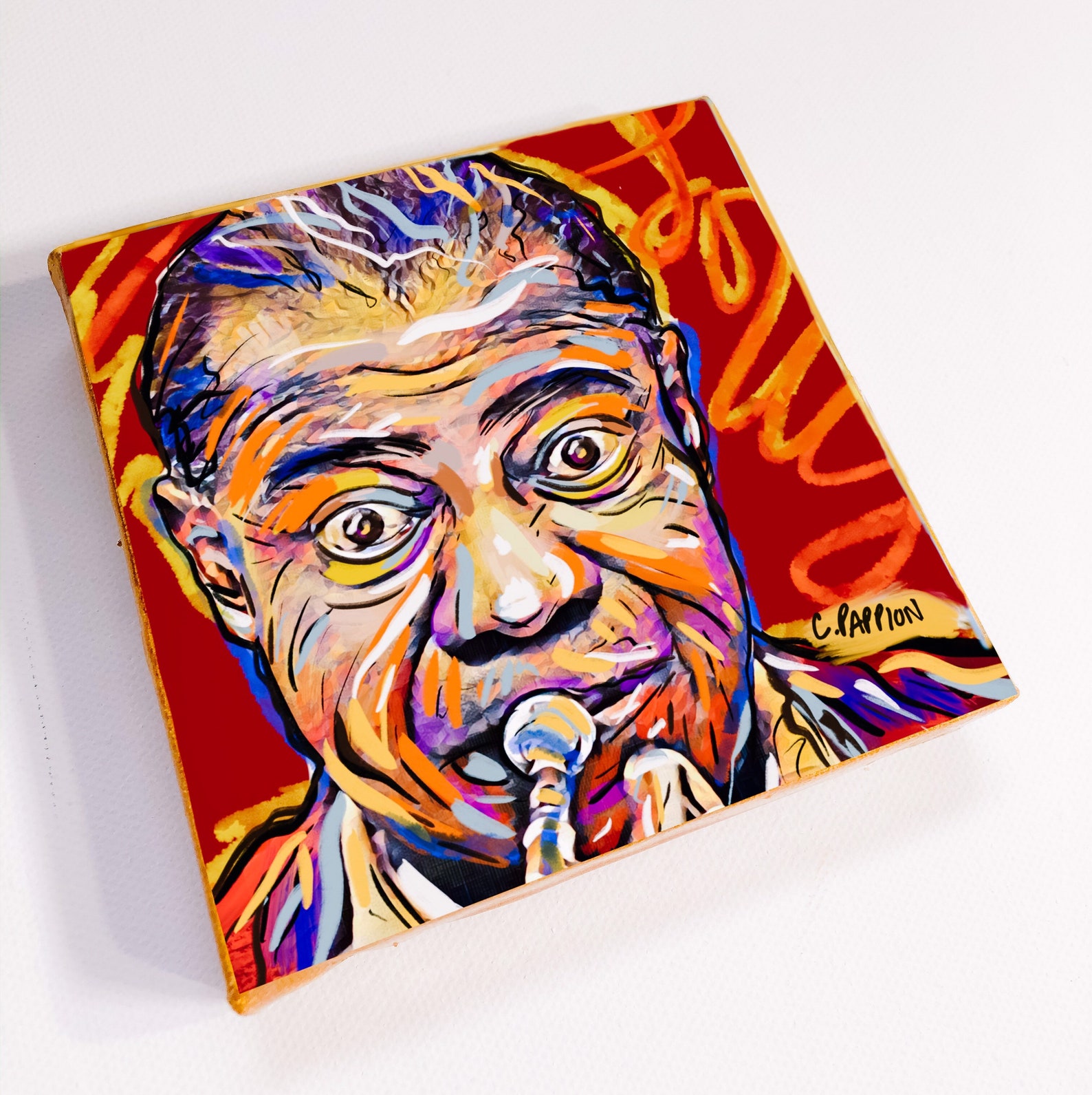 Jazz Art Jazz Wall Art Vintage New Orleans Art Louis Etsy