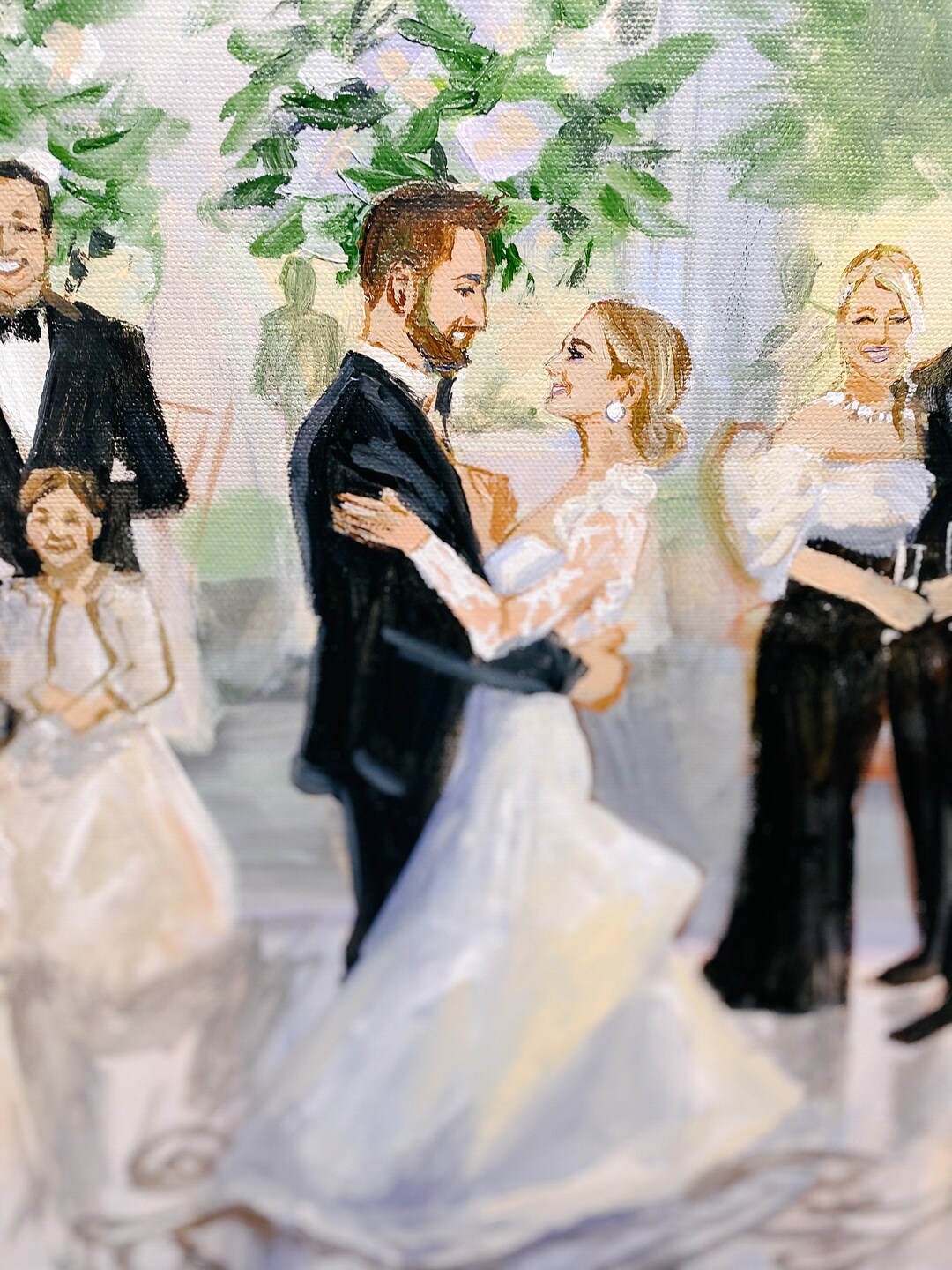 Richmond Wedding Painter, Virginia Live Wedding Painter, Wedding Gift