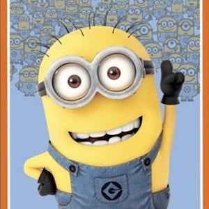 Quilting Treasures Despicable Me Minions 1 in a Minion Multicolor 24&quot; Panel Premium Quality 100% Cotton Fabric by The Panel. (M11)