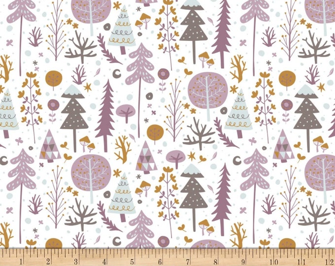Snowfall Tundra White Camelot 100% Cotton fabric by the yard  (CA721)