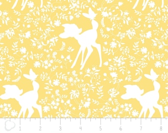 Disney 67763-J37331 Bambi Cheater Quilt Cotton Fabric Tan