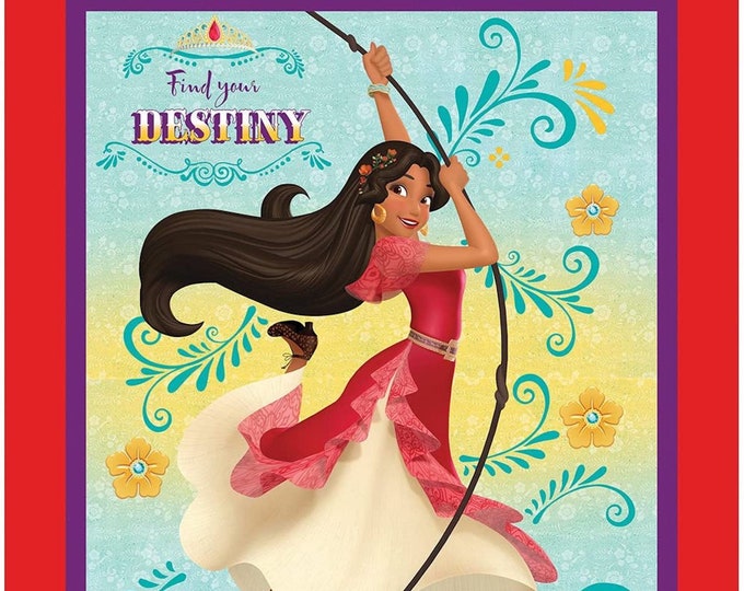 Elena of Avalor  panel 36"  Springs Creative 100% cotton 43" wide fabric Sold by the Panel (SC361)