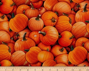 Harvest Time - Pumpkins  Elizabeth's Studio Premium quality Cotton fabric by the Yard (ES376KK)