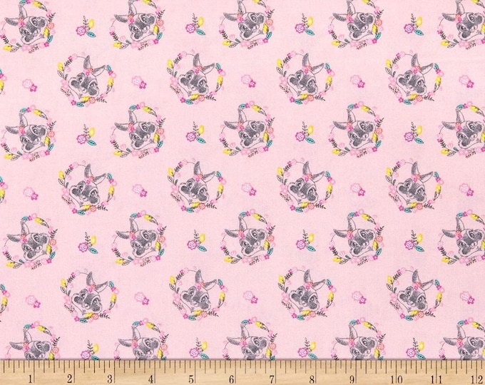 Disney Bambi - Thumper's girlfriend  Dress to impress   Camelot fabrics 100% cotton 43" wide fabric Sold by the Yard (CA121KK)