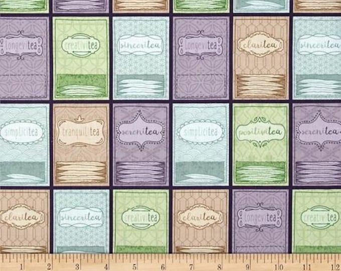 Ink & Arrow Tea-Rrific Bundle of tea Premium Quality 100% Cotton Fabric by the yard (QT637)