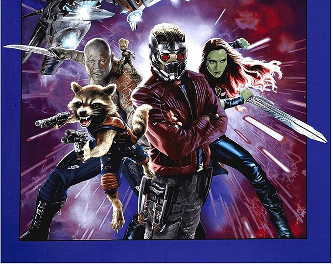Marvel Guardians of The Galaxy  panel 36"  Springs Creative 100% cotton 43" wide fabric Sold by the Panel (SC399)