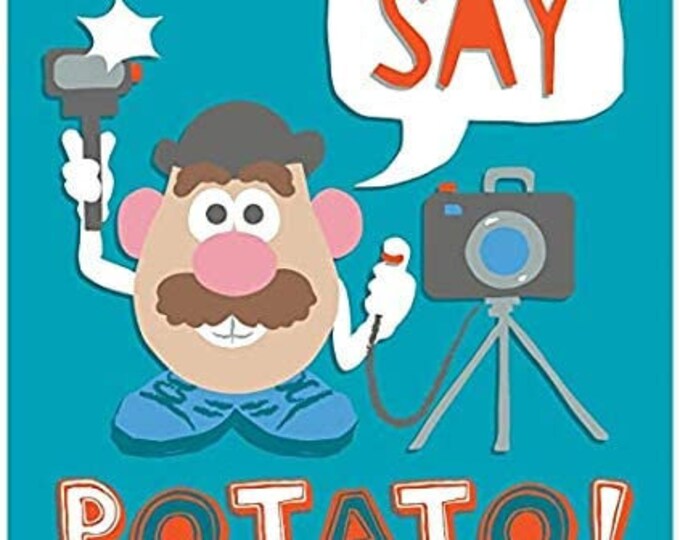 Mr.Potato Panel Camelot 100% Cotton fabric by the panel  (CA108AA)