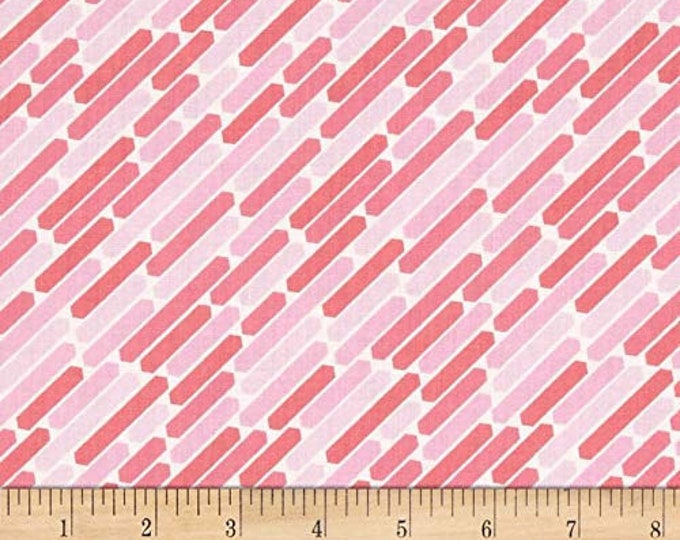 Pastel Me More Pink Camelot 100% Cotton fabric by the yard  (CA590)