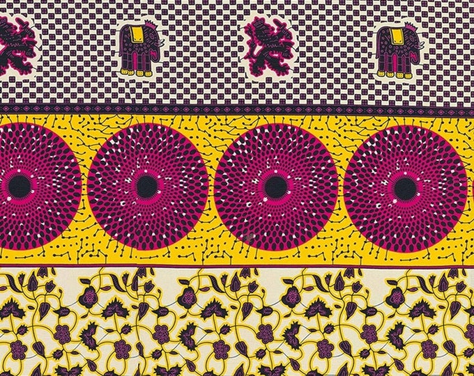 Springs Creative Chaigany Wax Adah Premium Quality 100% Cotton Fabric (SC1454)