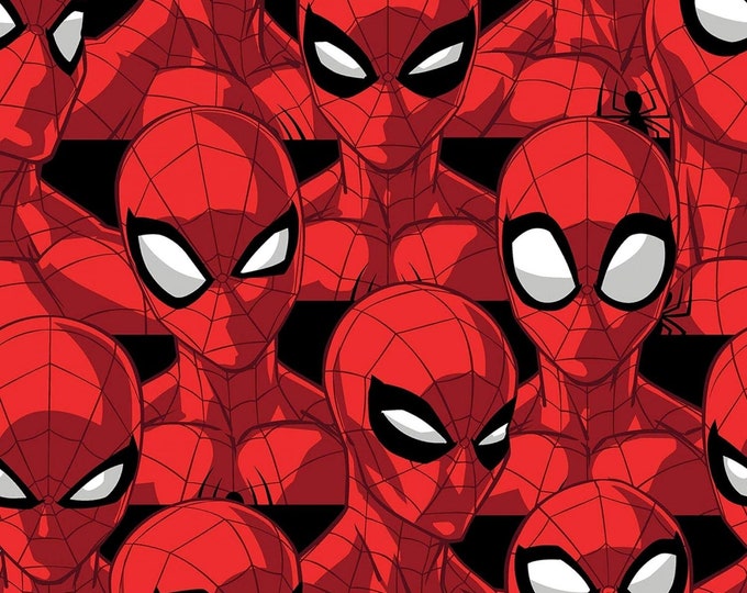Springs Creative Marvel Spider Sense Spiderman Premium Quality 100% Cotton Fabric (SC1567KK)