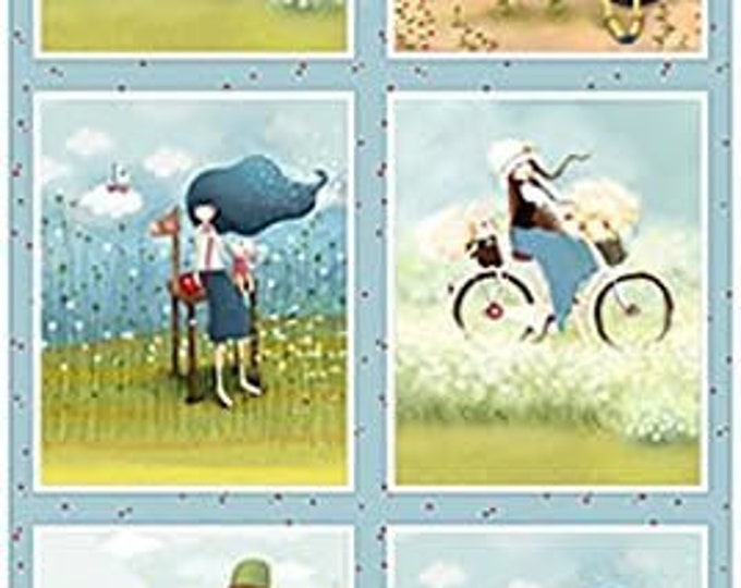 Quilting Treasures The Traveller - Photo Fabric, Kori Kumi 24-Inch Panel Premium Quality 100% Cotton Fabric (QT688)