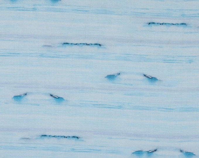Robert Kaufman Chelsea Brushstrokes Blue Premium Quality 100% Cotton Fabric (RK384KK)