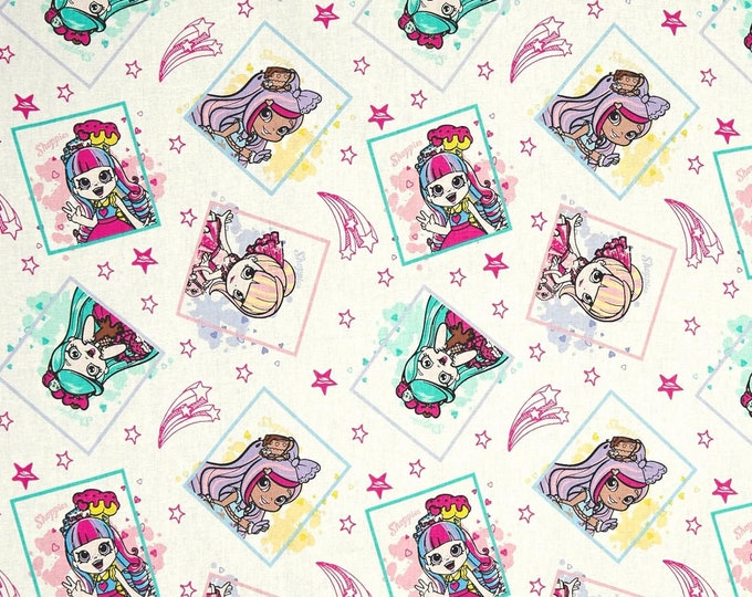 Springs Creative Disney Moose Framed Shoppies Premium Quality 100% Cotton Fabric (SC1169)