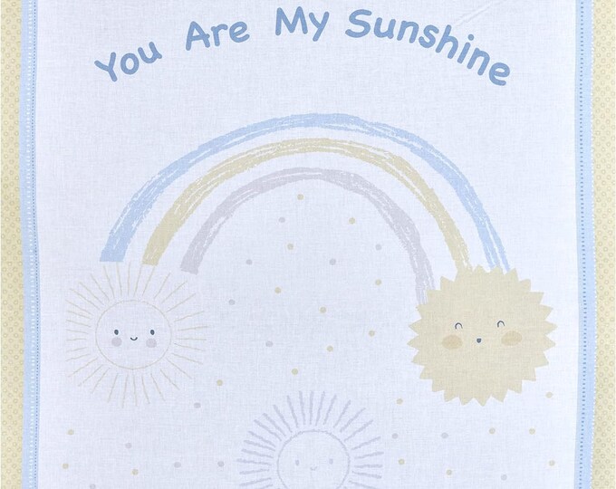 Springs Creative You are My Sunshine 36" Panel Multi Premium Quality 100% Cotton Fabric by The Panel. (SC72XX)