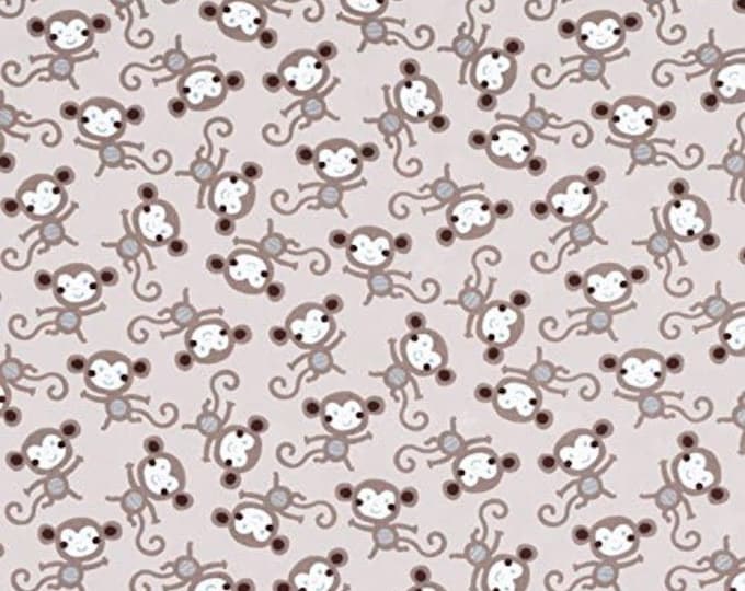 Springs Creative New Baby Nursery Monkies Premium Quality 100% Cotton Fabric (SC655)