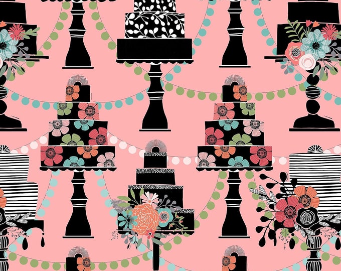 Quilting Treasures Piece Of Cake Layered Cakes Pink Premium Quality 100% Cotton Fabric (QT939)