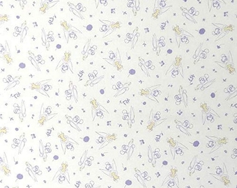 Camelot Fabrics Disney Tinker Bell Disney Tinker Bell Tossed in Green Premium Quality 100% Cotton Fabric (CA1114KK)