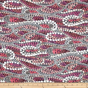 Dear Stella Lily Pad Flower Power Multi Premium Quality 100% Cotton Fabric (TT352)