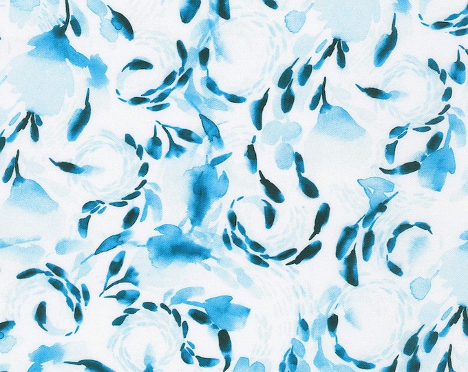 Robert Kaufman Chelsea Swirls White Premium Quality 100% Cotton Fabric (RK412KK)