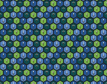 Springs Creative Minecraft Fabric, Minecraft Tools Premium Quality 100% Cotton Fabric (SC1547KK)