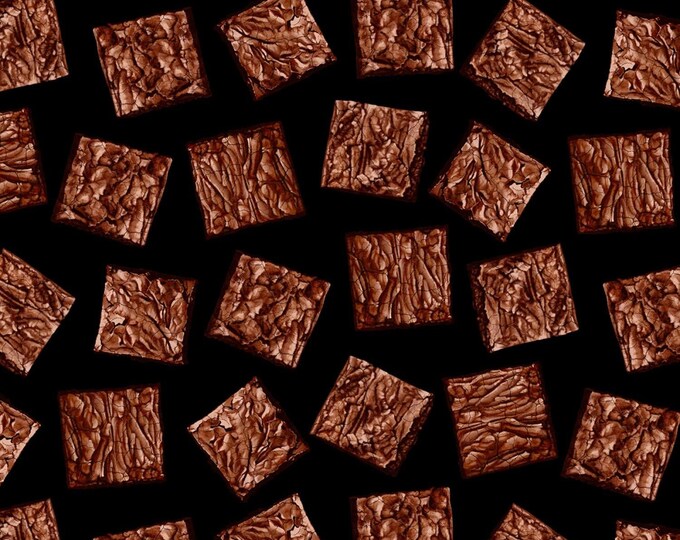 Timeless Treasures Sweets Tossed Brownies Premium Quality 100% Cotton Fabric (TT24XX)