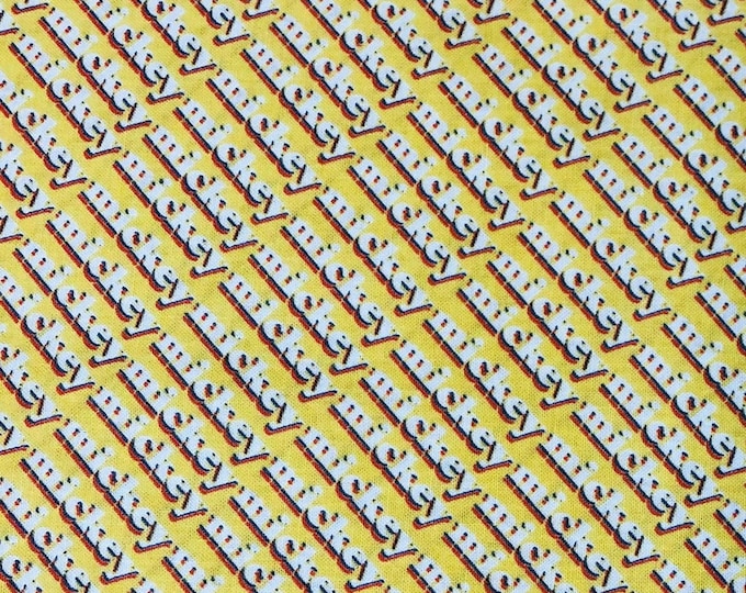 Camelot Fabrics Disney It's A Mickey Thing Yellow Premium Quality 100% Cotton Fabric (CA210KK)